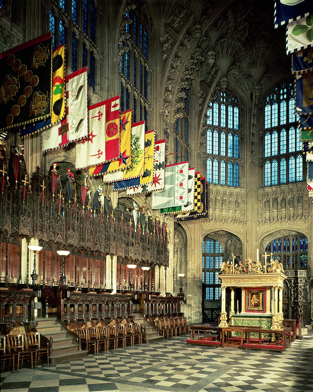 Henry VII Lady Chapel, iniciada em 1503, Escola de Inglês, (século 16), Abadia de Westminster, Londres, Reino Unido de Unbekannt Unbekannt