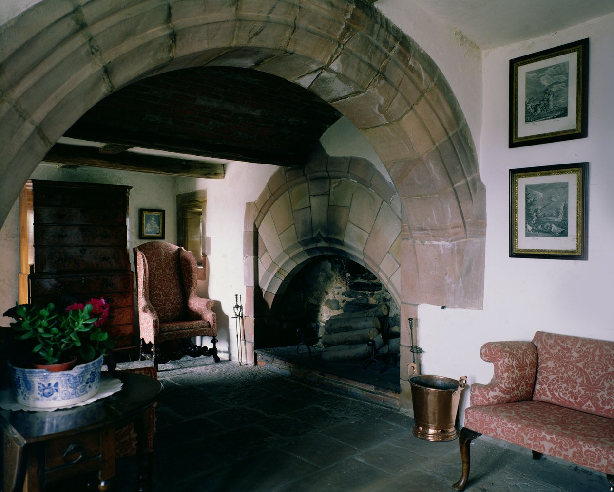 Interior de Lindisfarne, Holy Island, projetado por Sir Edwin Lutyens de Unbekannt Unbekannt