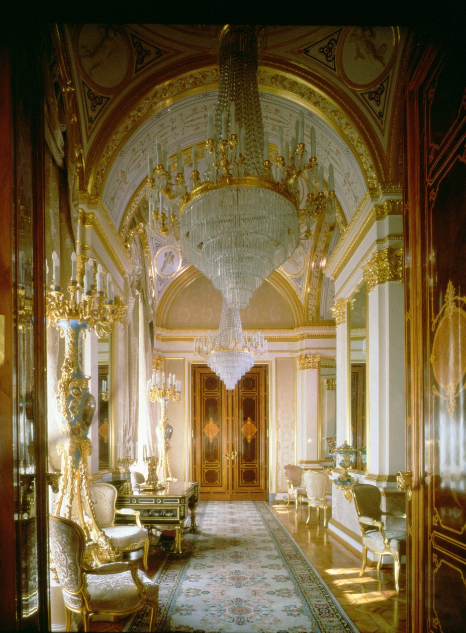 Interior dos apartamentos privados do Grande Palácio do Kremlin de Unbekannt Unbekannt