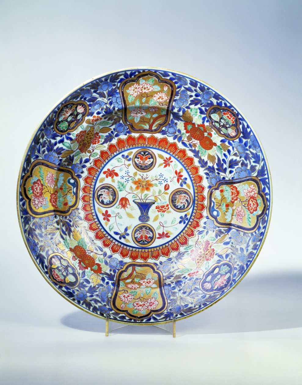 Grande prato de Imari, período de Genroku de Unbekannt Unbekannt