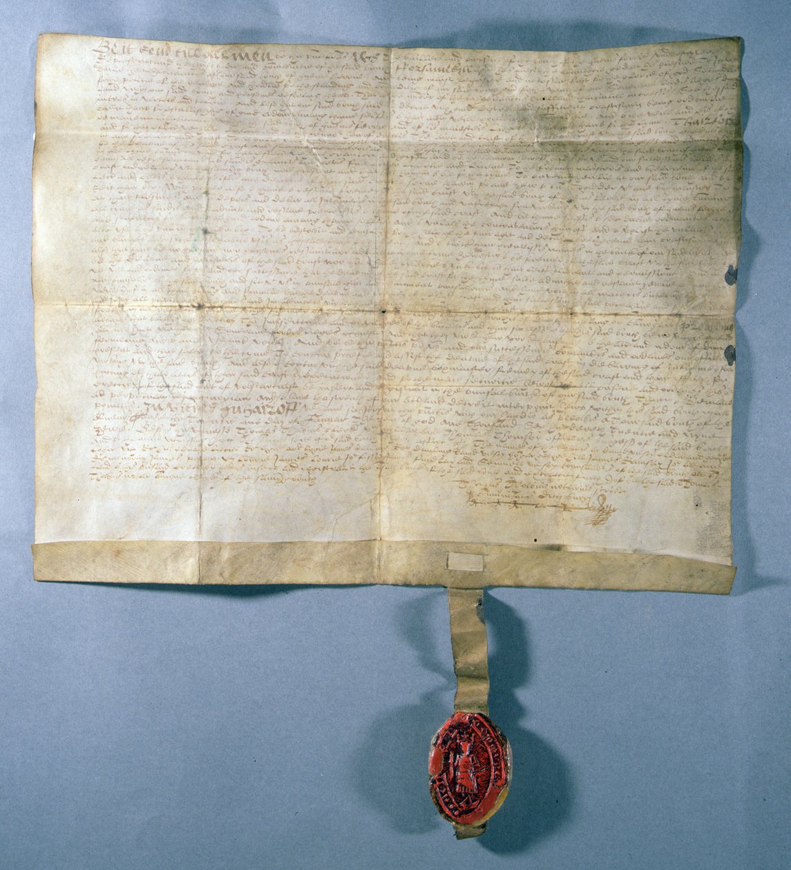 Cartas de eleição por bailies e conselho de Queens ferry em favor do ofício de wobster dentro daquele burgh de Unbekannt Unbekannt