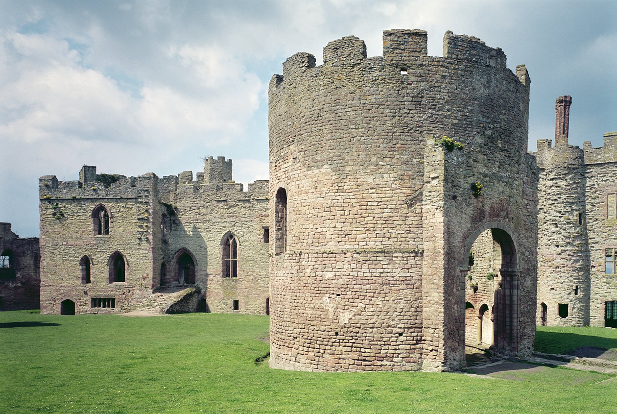 Ludlow, castelo, vista exterior, escola inglesa, incorporado, entre, 1066-1085, shropshire, reino unido de Unbekannt Unbekannt