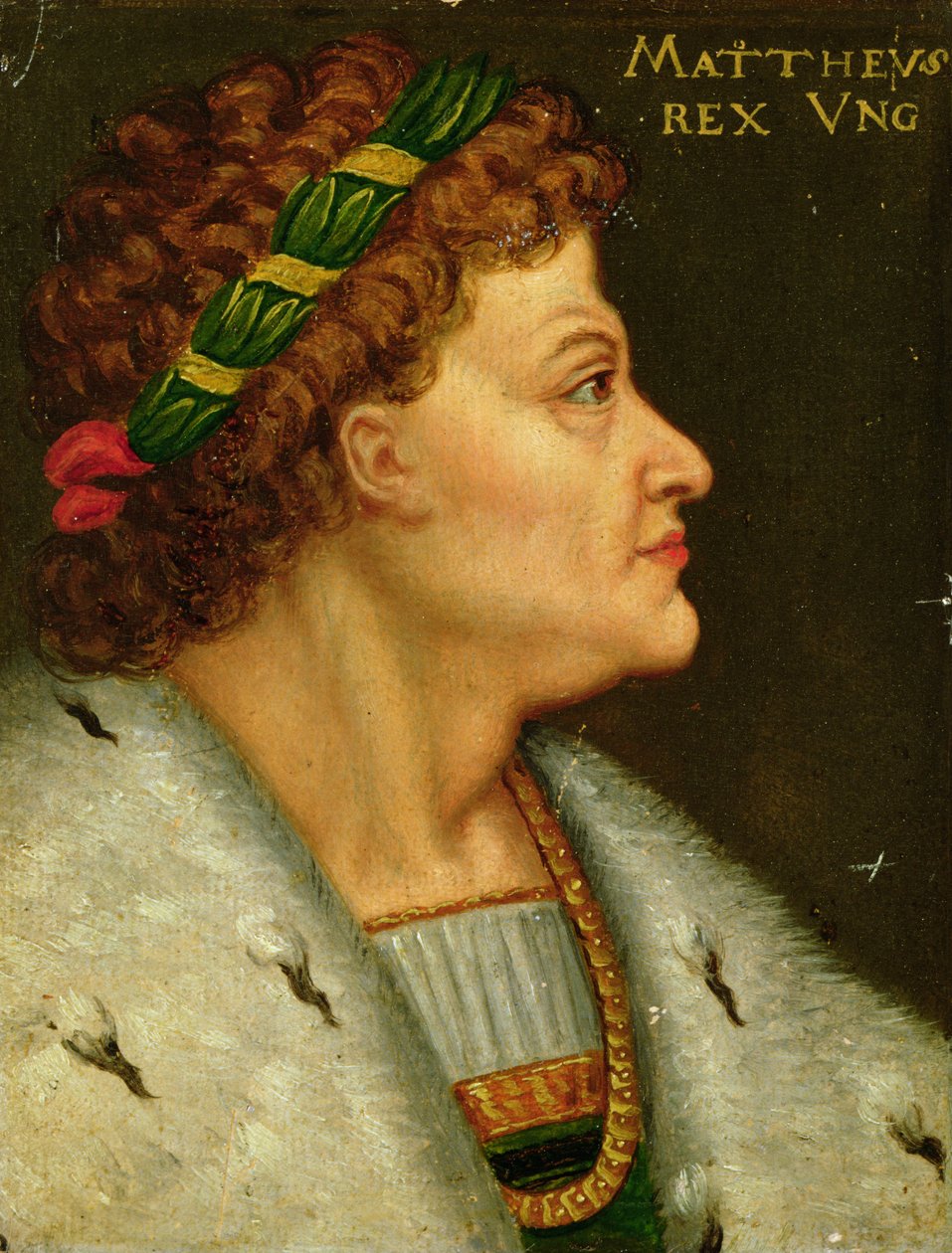 Matthias I, Hunyadi (óleo sobre papel) de Unbekannt Unbekannt