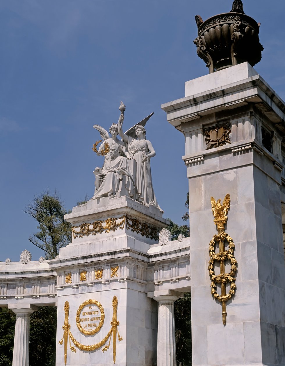 Cidade do México. Benito Juarez Hemiciclo. de Unbekannt Unbekannt