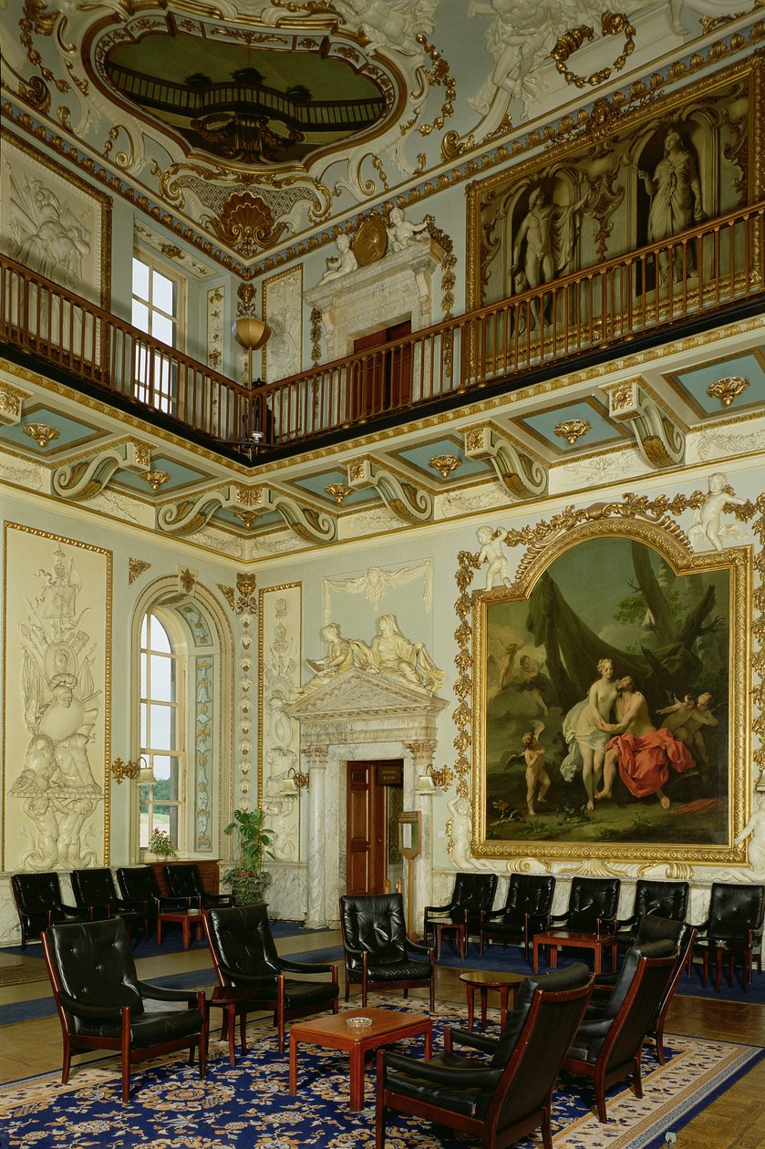 Moor Park, interior do salão por Jacopo Amigoni (c. 1675-1752), Hertfordshire, Reino Unido de Unbekannt Unbekannt