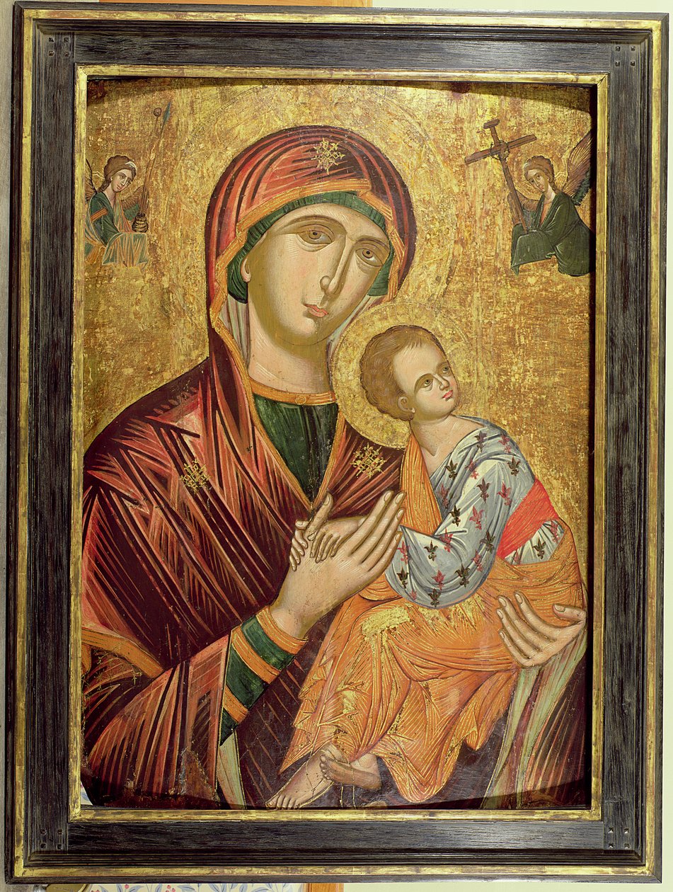 Mãe de Deus da Paixão, ícone grego de Creta, início do século XVI de Unbekannt Unbekannt