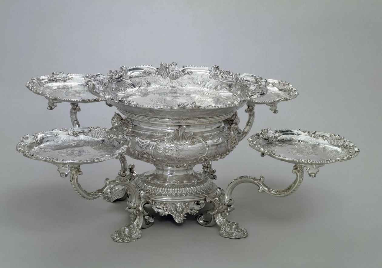 Newdegate peça central por Paul de Lamerie (1688-1751), 1743 de Unbekannt Unbekannt