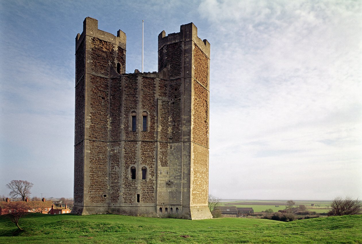 Orford, castelo, vista exterior, de, a, mantenha, (1165-72), suffolk, reino unido de Unbekannt Unbekannt