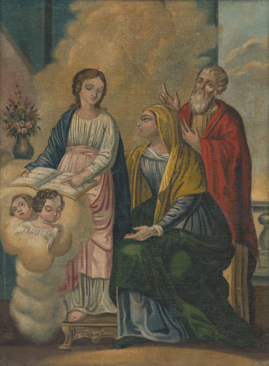 Virgem Maria, st. Anna, vol. Joachim de Unbekannt Unbekannt