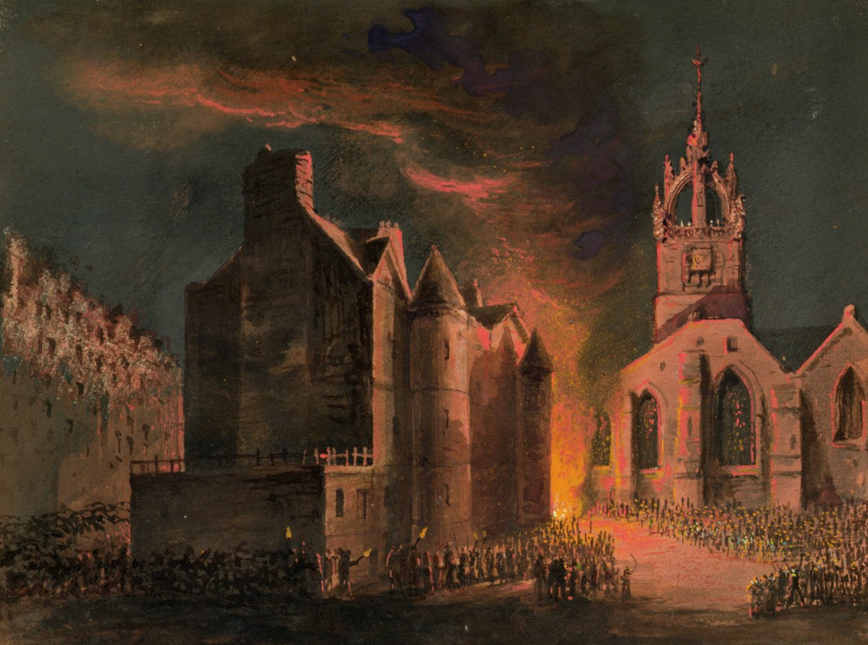 Porteous Mob, 8 de setembro de 1736 de Unbekannt Unbekannt