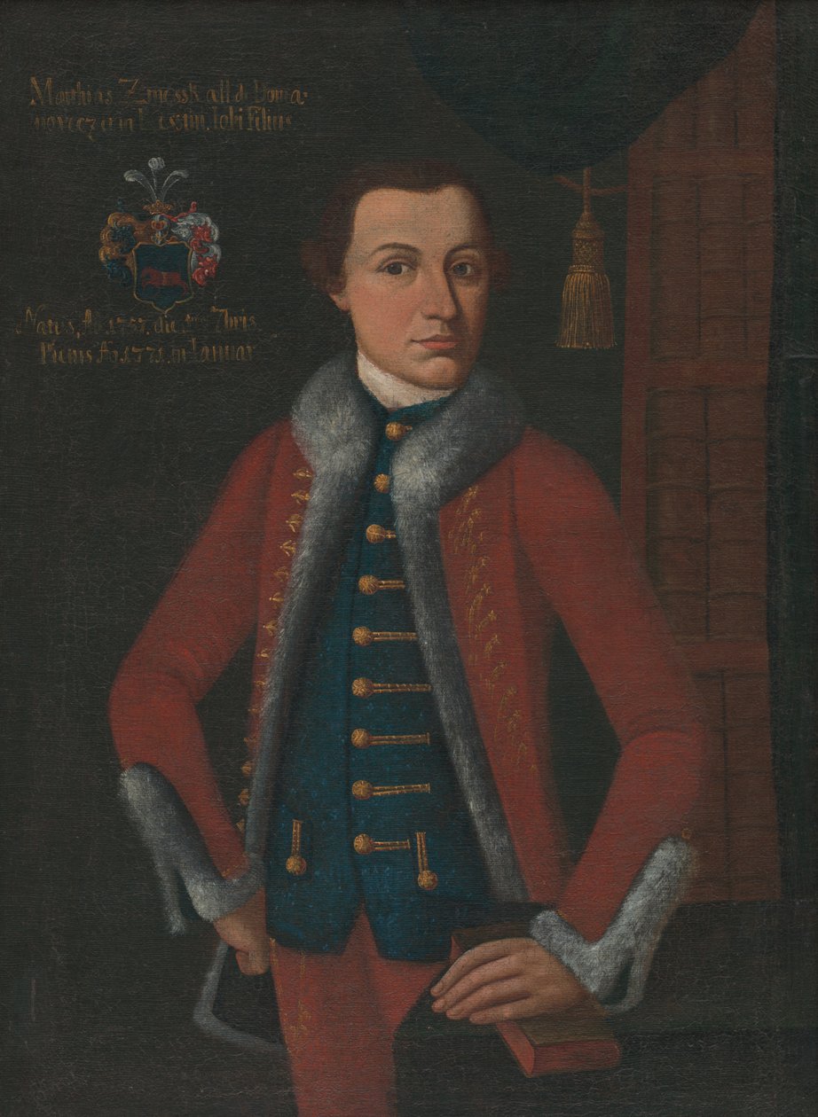 Retrato de Matej Zmesek de Unbekannt Unbekannt