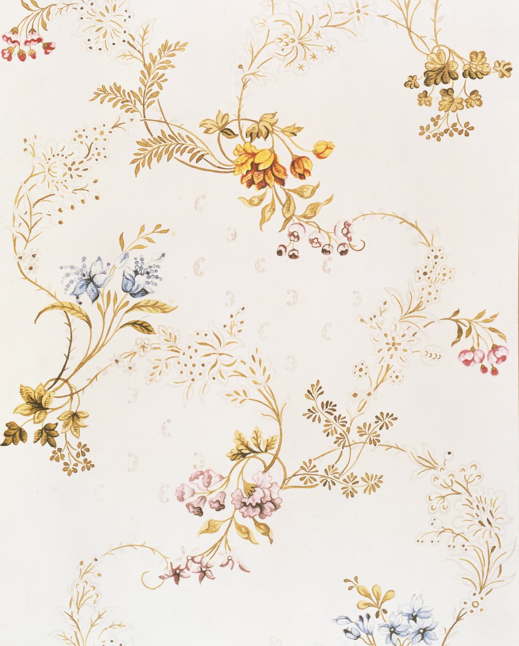 Design floral assimétrico rococó por Anna Maria Garthwaite, 1744 de Unbekannt Unbekannt