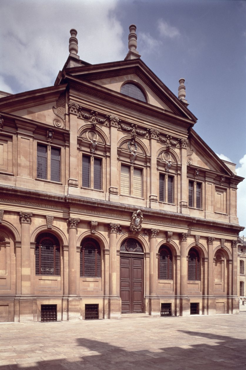 Teatro Sheldonian, Oxford, construído em 1662-63 de Unbekannt Unbekannt