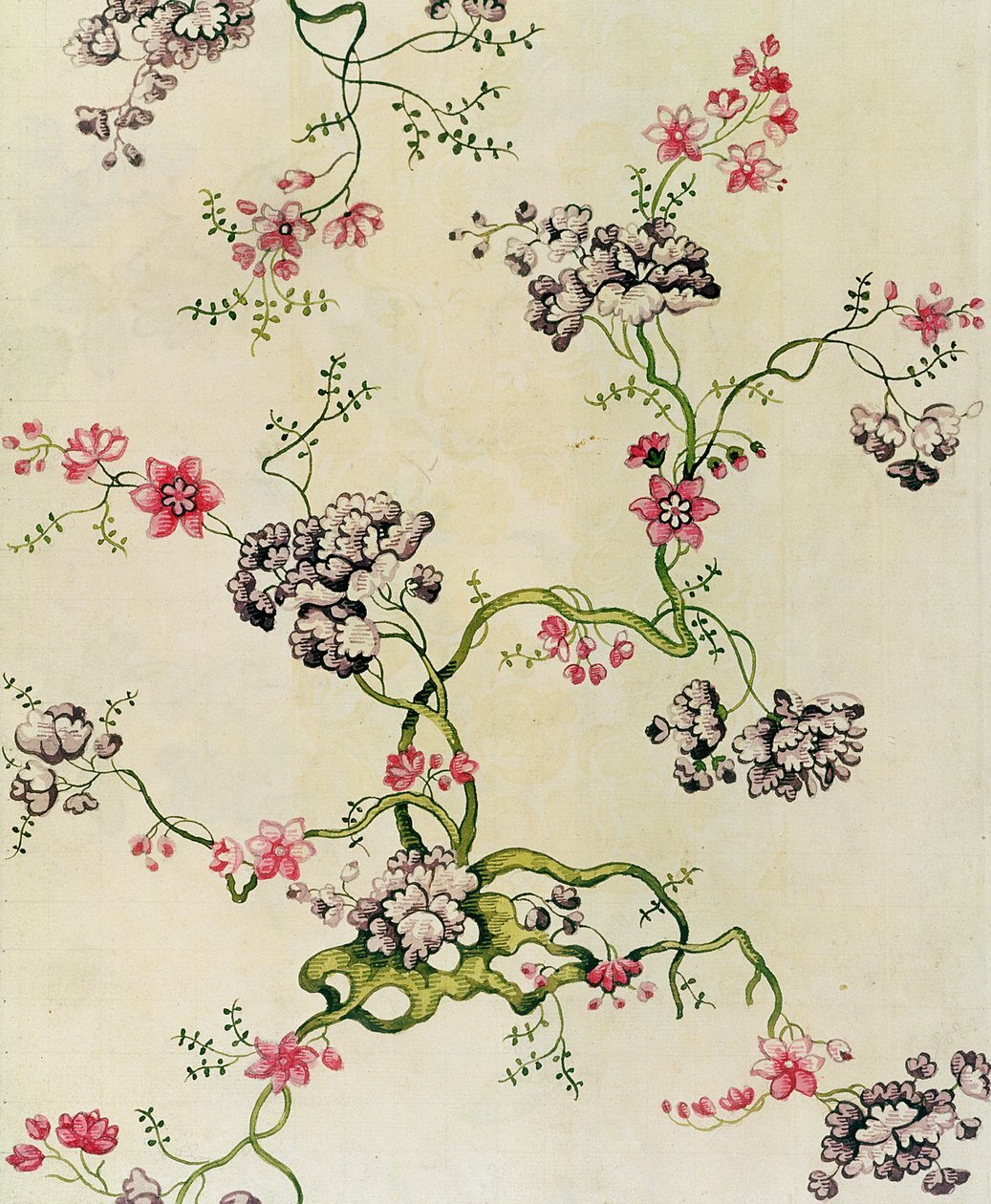 Design de seda por Anna Maria Garthwaite, 1740 de Unbekannt Unbekannt