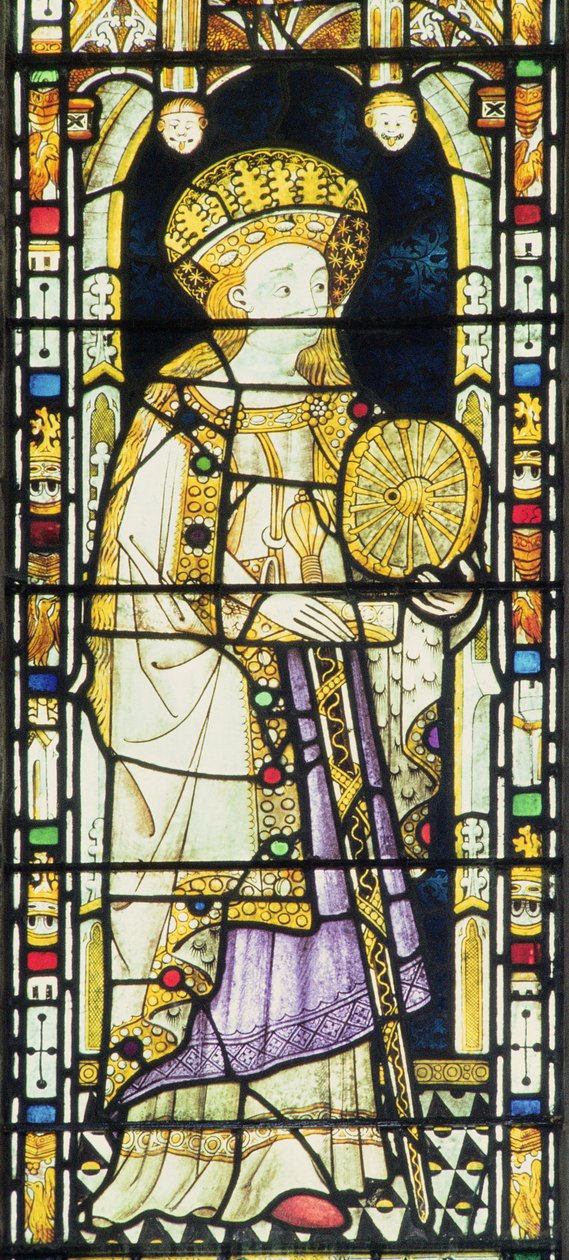 St.Catherine, britânica, século XV de Unbekannt Unbekannt