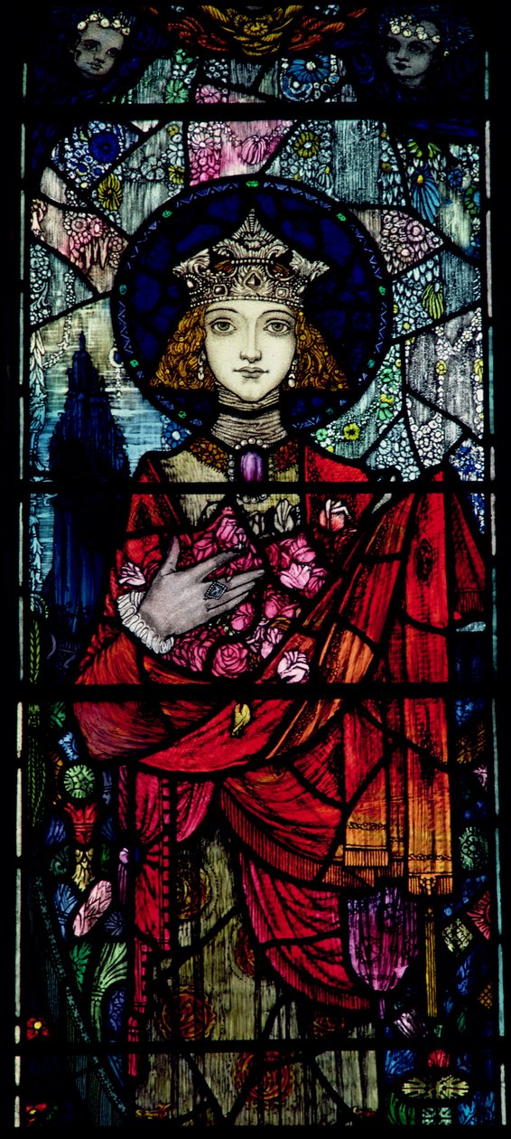 Santa Isabel da Hungria, por Harry Clarke de Dublin (1889-1931) de Unbekannt Unbekannt