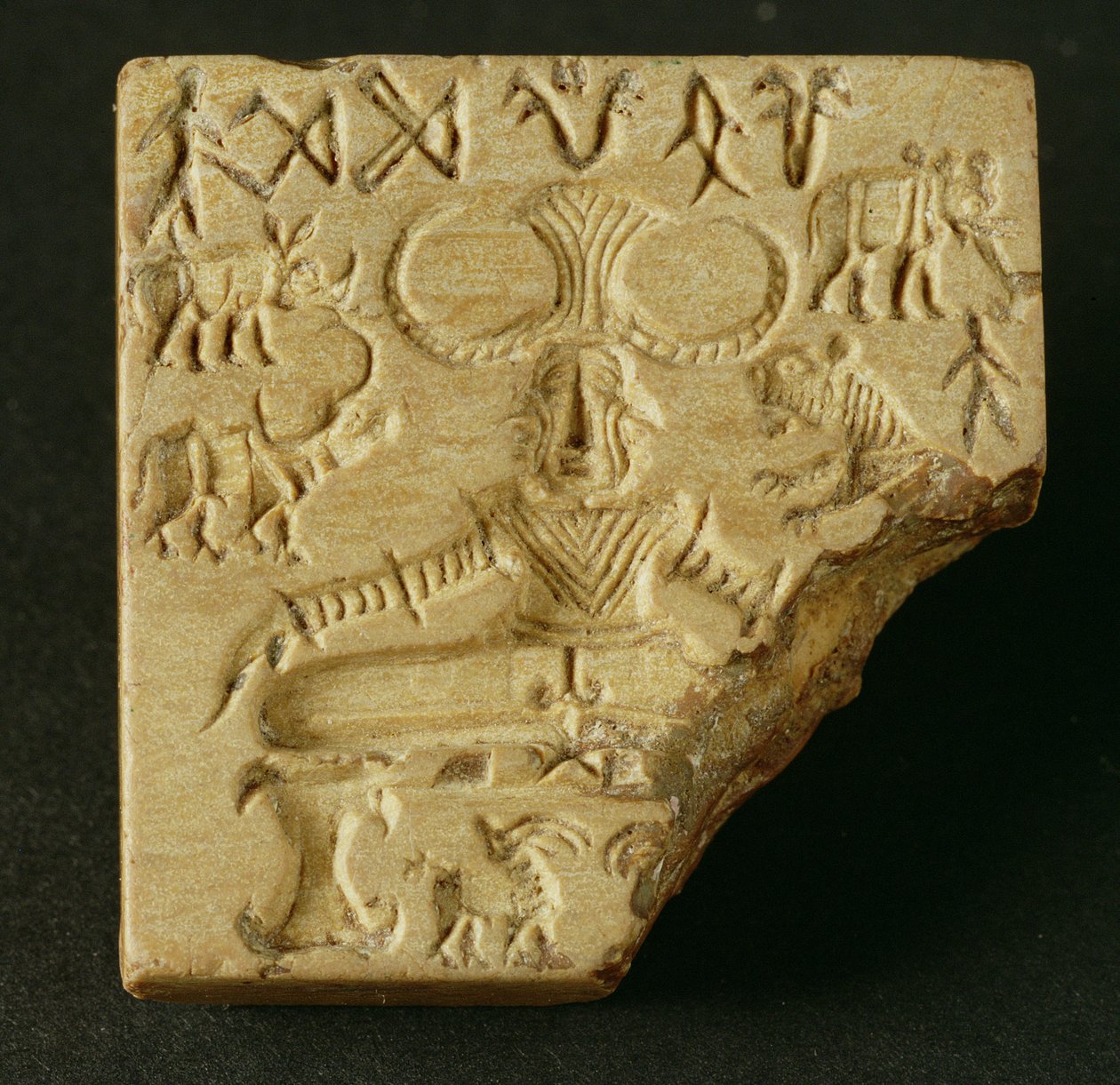 Steatite Pasupati selo, Mohenjodaro, 2300-1750 aC de Unbekannt Unbekannt