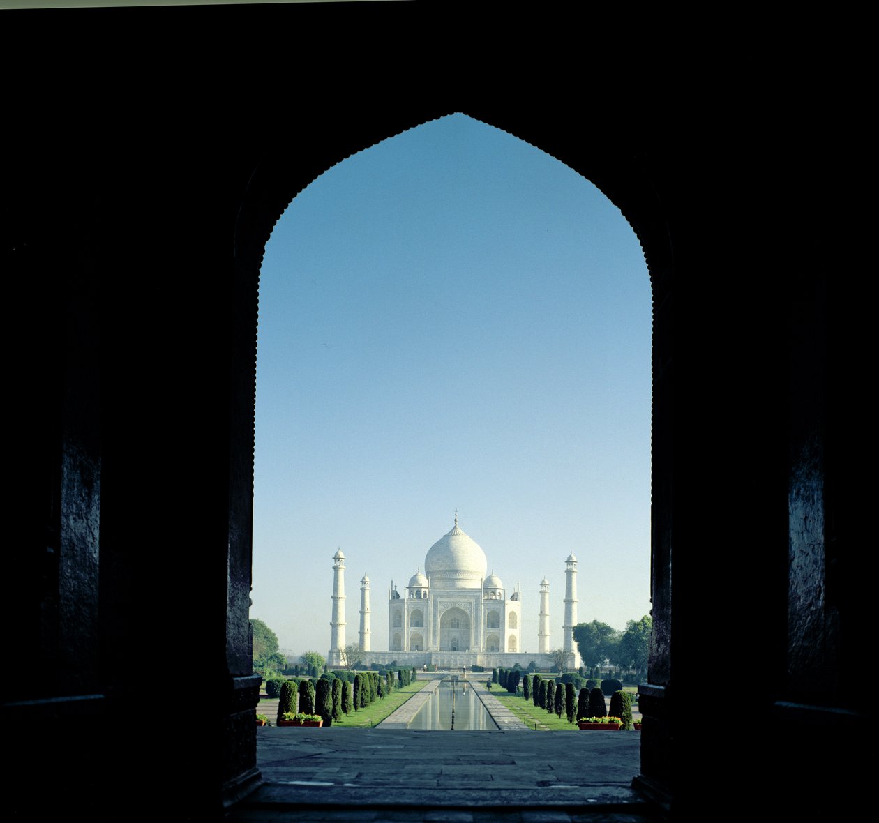 Taj Mahal, Agra, construído em 1647 de Unbekannt Unbekannt