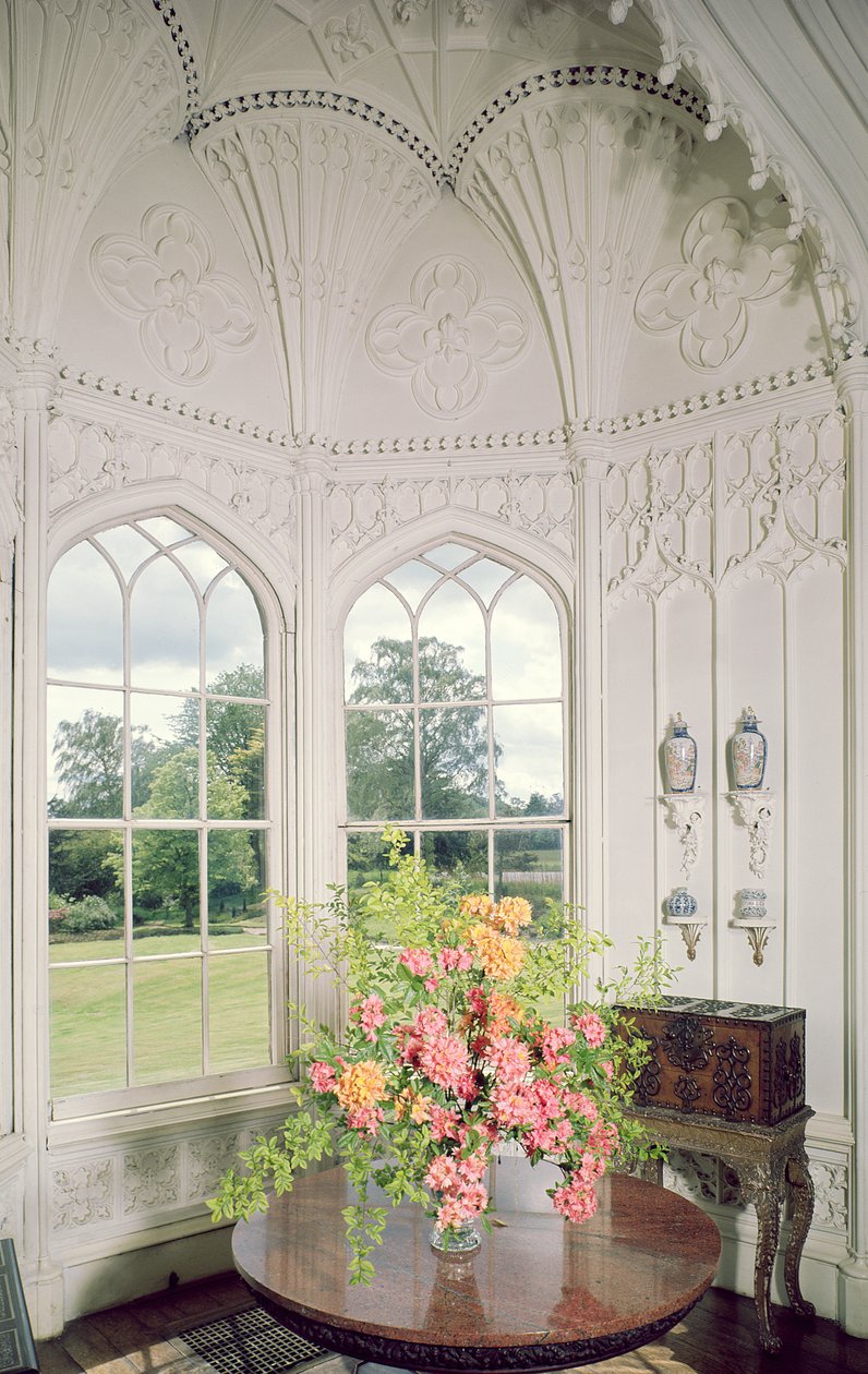 A sala de estar, Arbury Hall, Arbury, Warwickshire de Unbekannt Unbekannt