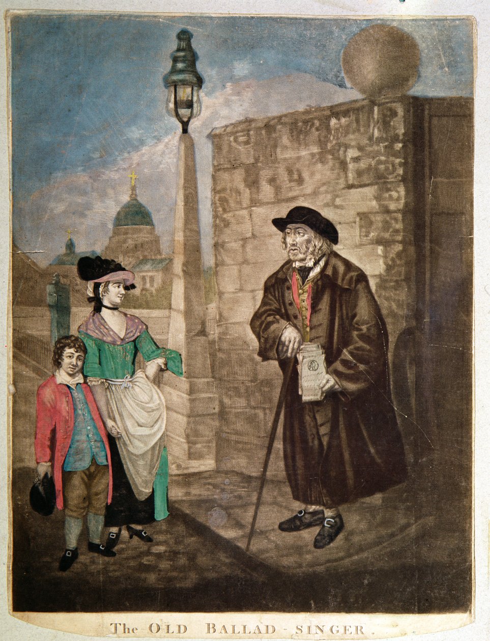 A velha balada cantora, c.1780 de Unbekannt Unbekannt