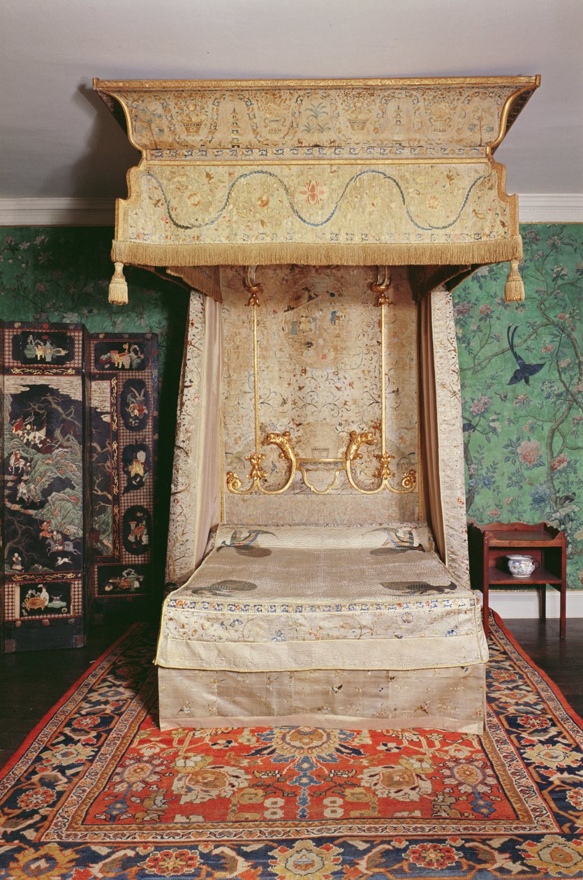 O quarto vermelho, c.1760 de Unbekannt Unbekannt