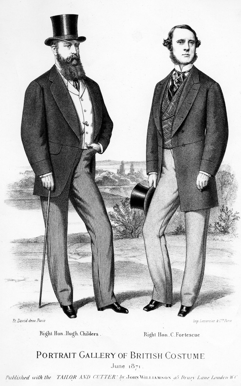 O certo Hon. Hugh Childers e o Hon. C. Fortescue, 1871 de Unbekannt Unbekannt