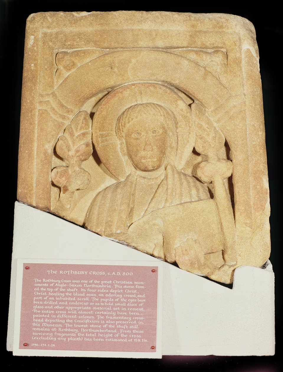 A Cruz de Rothbury, 800 dC, anglo-saxão, Northumbria de Unbekannt Unbekannt