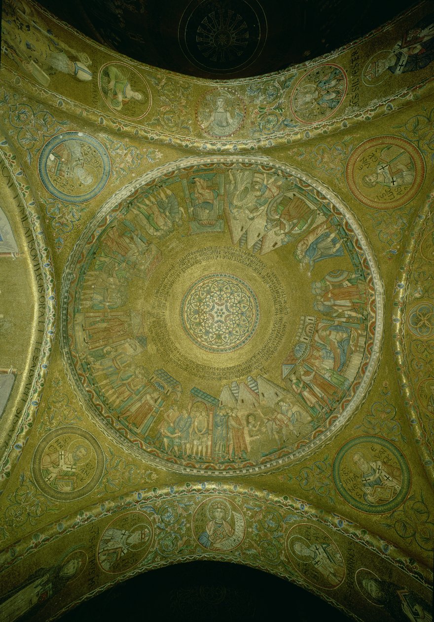 A História de José, mosaico da 3ª Cúpula no Vestíbulo da Basílica de San Marco, Veneza de Unbekannt Unbekannt