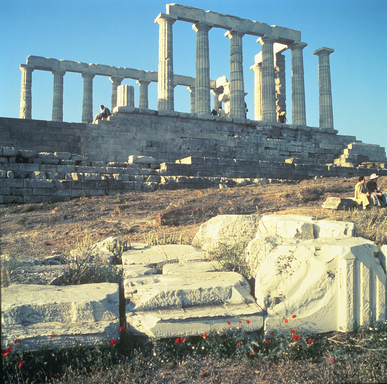 O Templo de Poseidon, c.430 aC de Unbekannt Unbekannt