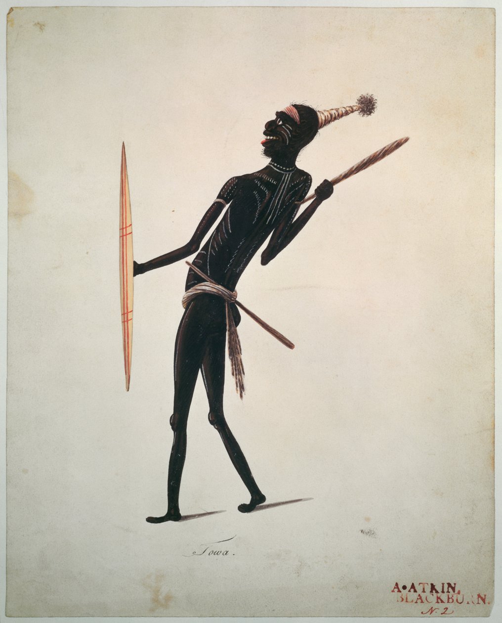Towa por R. Browne (impressão colorida) de Unbekannt Unbekannt