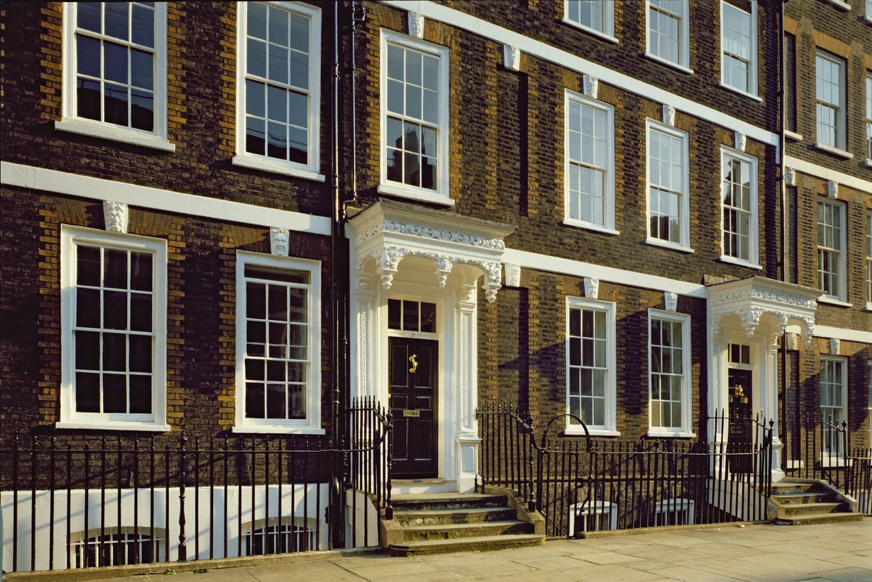 Duas casas, em, rainha, annes, portão, westminster, londres de Unbekannt Unbekannt