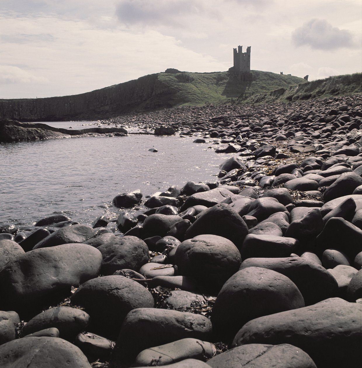 Vista, de, Dunstanburgh, castelo, northumberland de Unbekannt Unbekannt