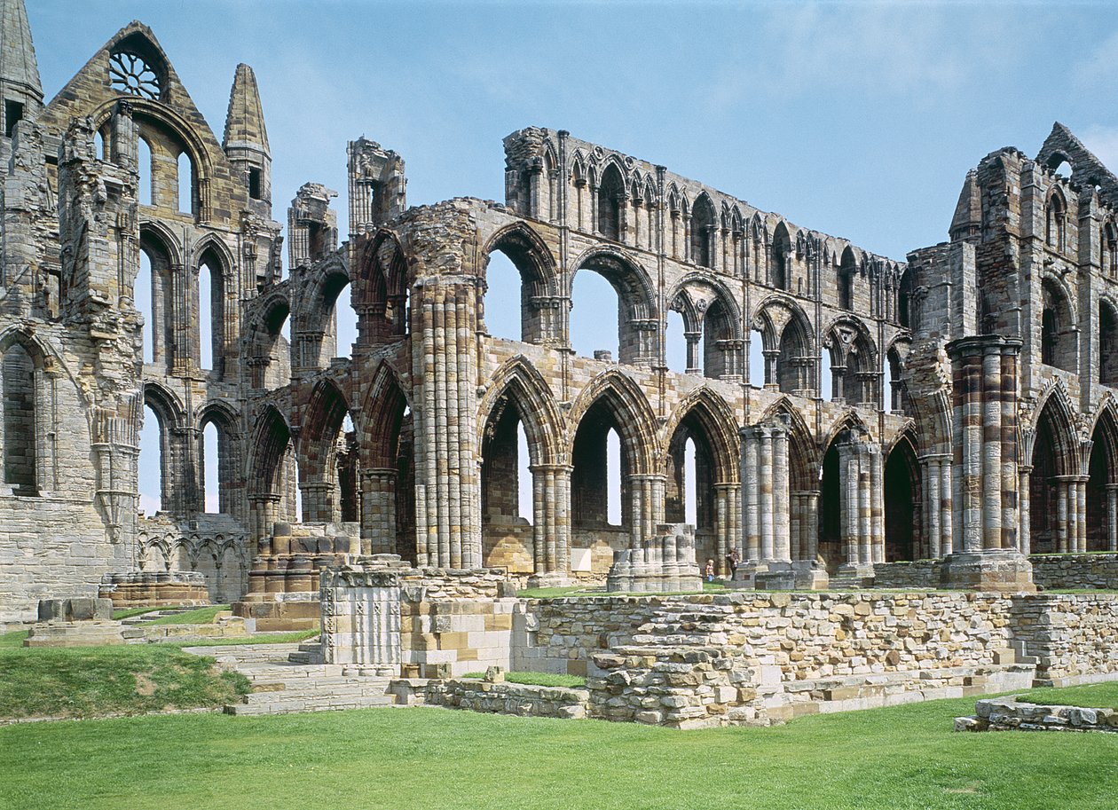 Vista, de, abadia whitby, yorkshire norte de Unbekannt Unbekannt