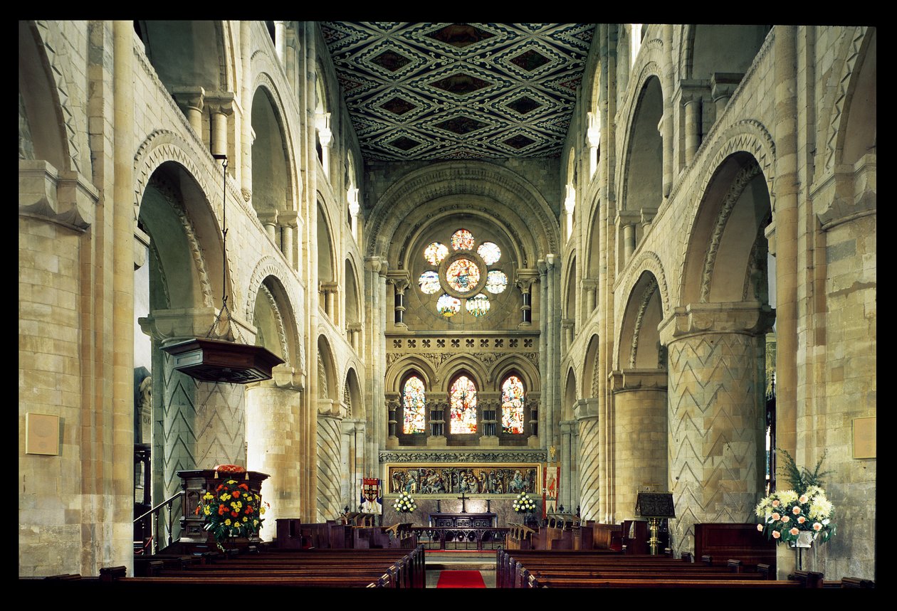 Vista, de, a, nave, de, a, igreja abadia, abadia waltham, essex de Unbekannt Unbekannt