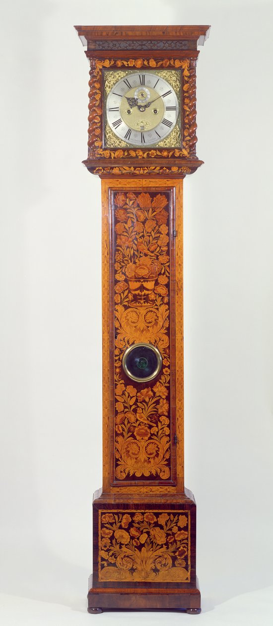 Relógio de marchetaria Walnut, de Daniel Quare (1649-1712) de Unbekannt Unbekannt
