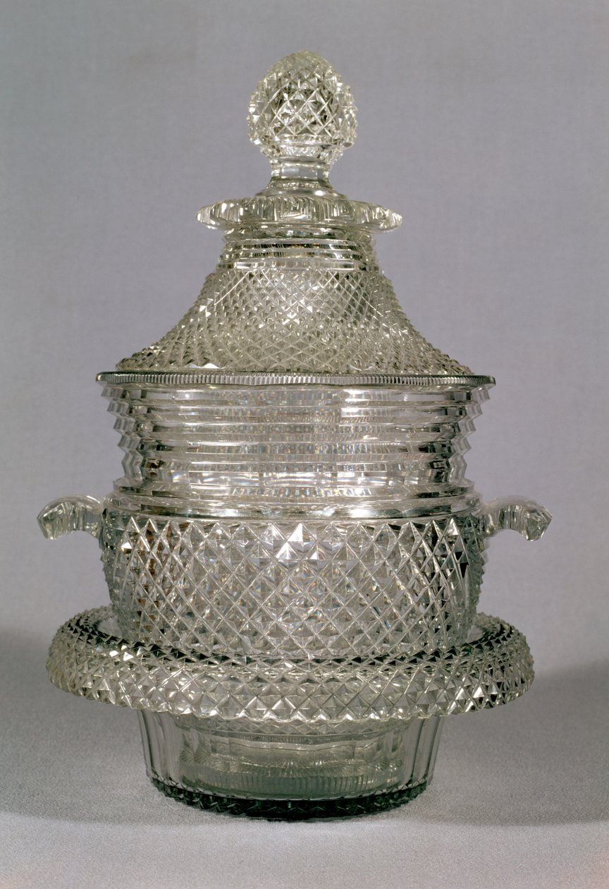Refrigerador de vinho, c.1815-20 (copo de corte) de Unbekannt Unbekannt
