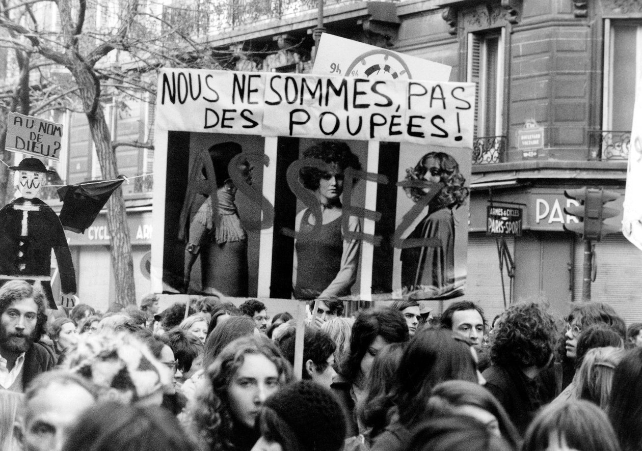 Marcha Internacional das Mulheres em Paris, em 20 de novembro de 1971 Pela Legalização do Aborto de Unbekannt Unbekannt