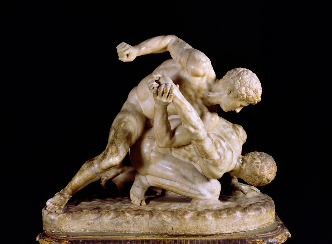 The Wrestler, cópia da escultura grega do século III aC de Unbekannt Unbekannt