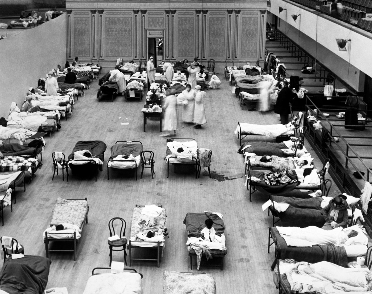 1918 Oakland Flu Hospital, Oakland, Califórnia, EUA, 1918 de Unbekannt Unbekannt