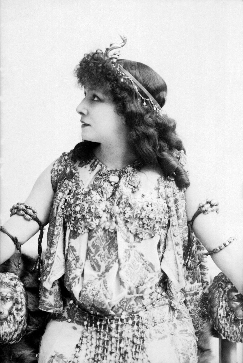 Um retrato de Sarah Bernhardt de Unbekannt Unbekannt