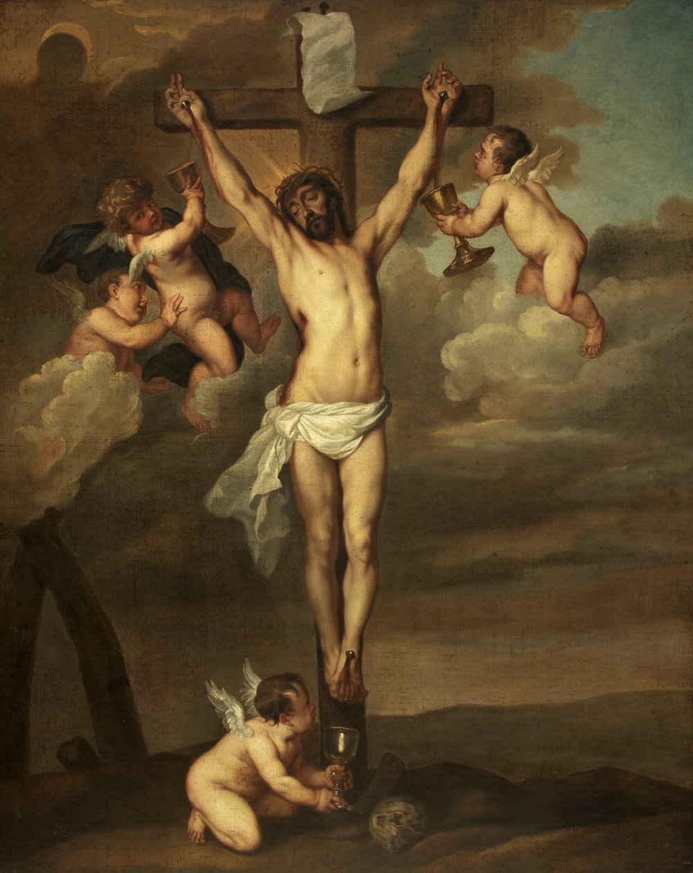 Crucificação, 1645-50 de Unbekannt Unbekannt