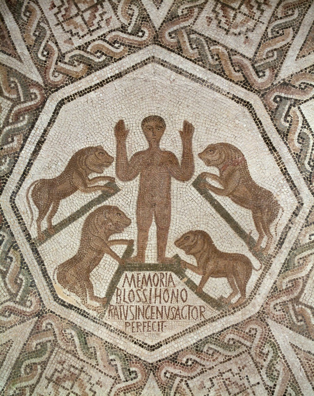 Daniel no Lions "Den, de Bordj El Loudi, romano, quinto século de Unbekannt Unbekannt