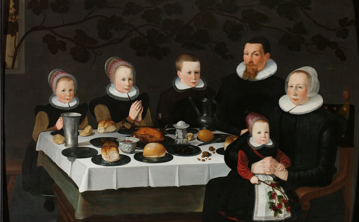 Retrato de família, 1627 de Unbekannt Unbekannt