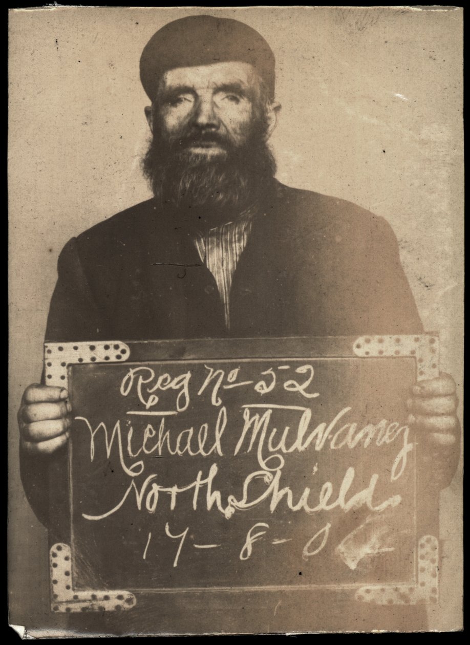 Michael Mulvaney, preso por embriaguez e mendigando, North Shields, Reino Unido, 1904 de Unbekannt Unbekannt