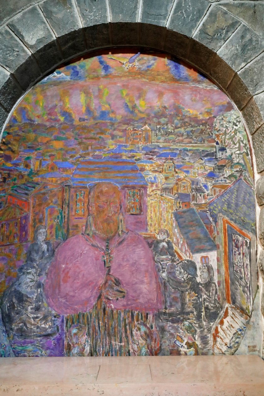 Nossa Senhora Cheia de Graça do Planalto d "Assy igreja, São Francisco de Sales, pintura de Pierre Bonnard de Unbekannt Unbekannt