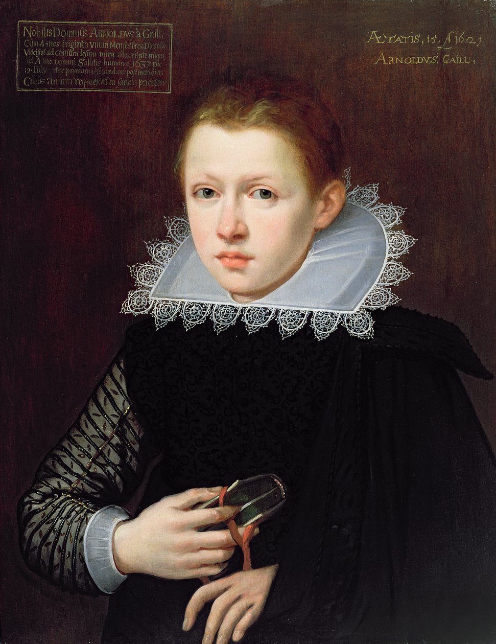 Retrato de um jovem rapaz, 1621 de Unbekannt Unbekannt