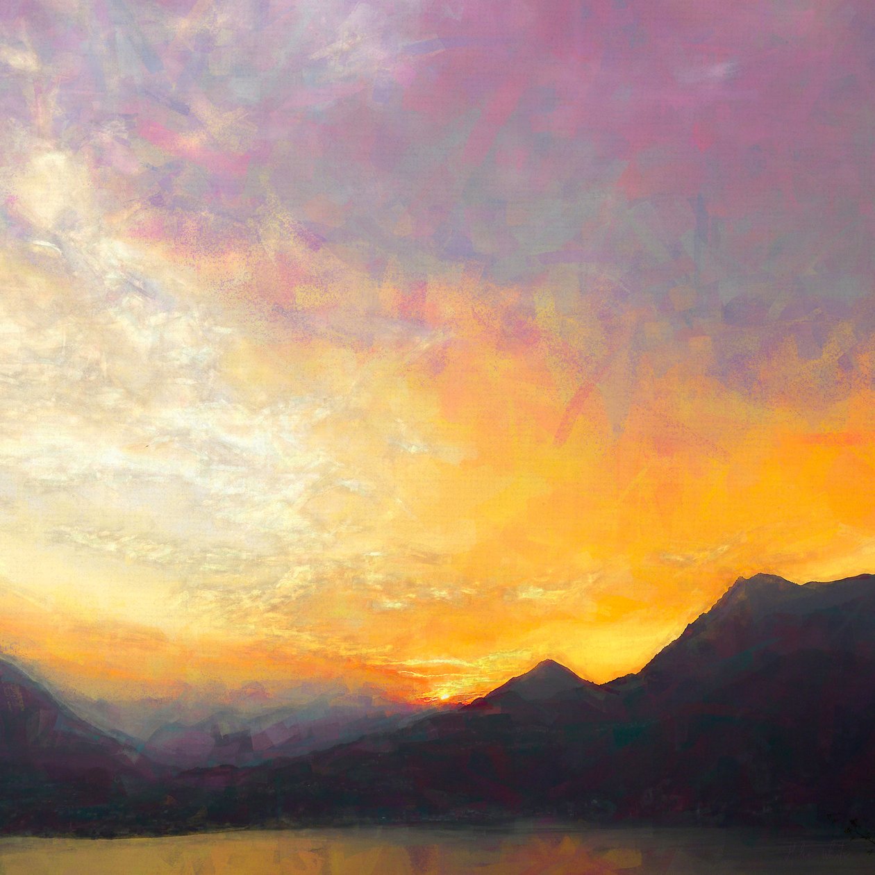 Vela do por do sol, 2018, de Unbekannt Unbekannt