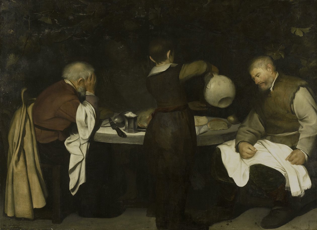 Ceia em Emaús, 1620-80 de Unbekannt Unbekannt