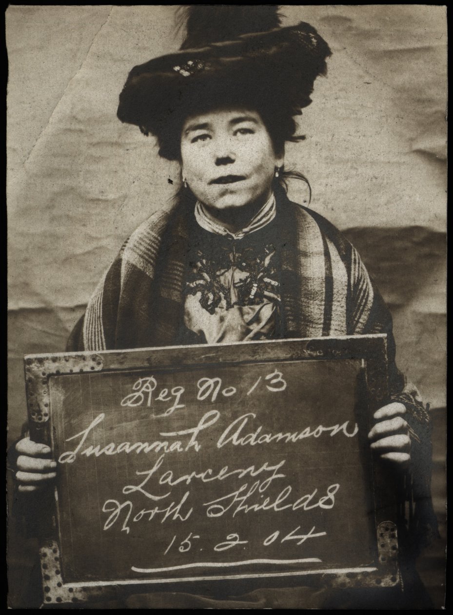 Susannah Adamson, preso por roubar uma bolsa de homem, North Shields, Reino Unido, 1904 de Unbekannt Unbekannt