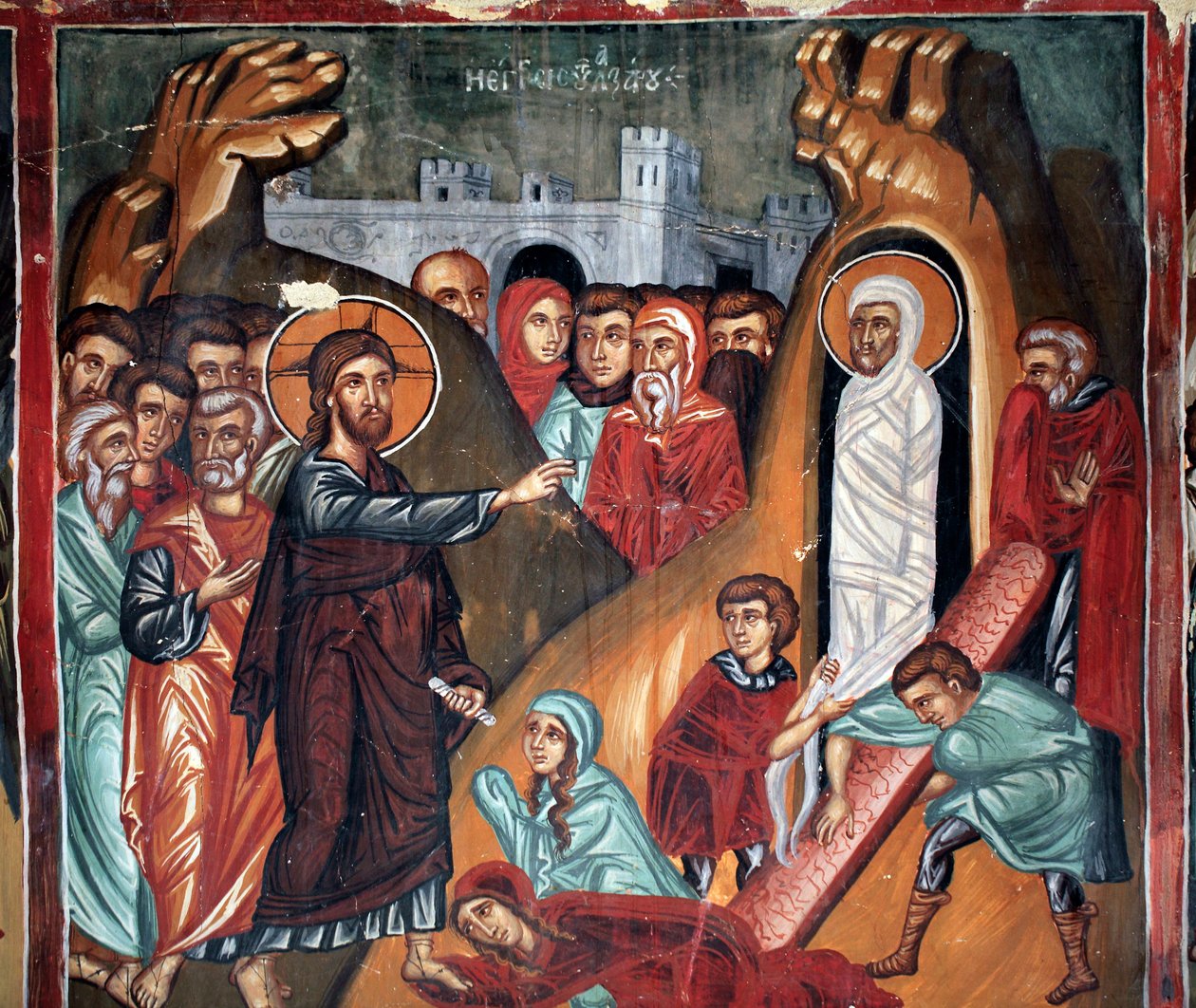 O fresco bizantino do século XV de Unbekannt Unbekannt